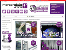 Tablet Screenshot of mercarotulo.com